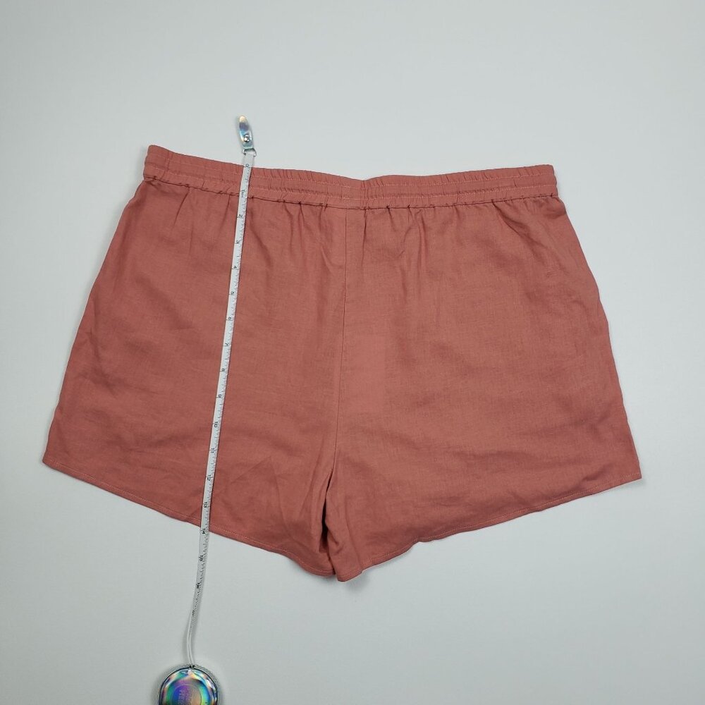 Andie Swim The Graciosa Short Women's Medium Sunset Linen Blend Beach Lounge NWT - Picture 8 of 16